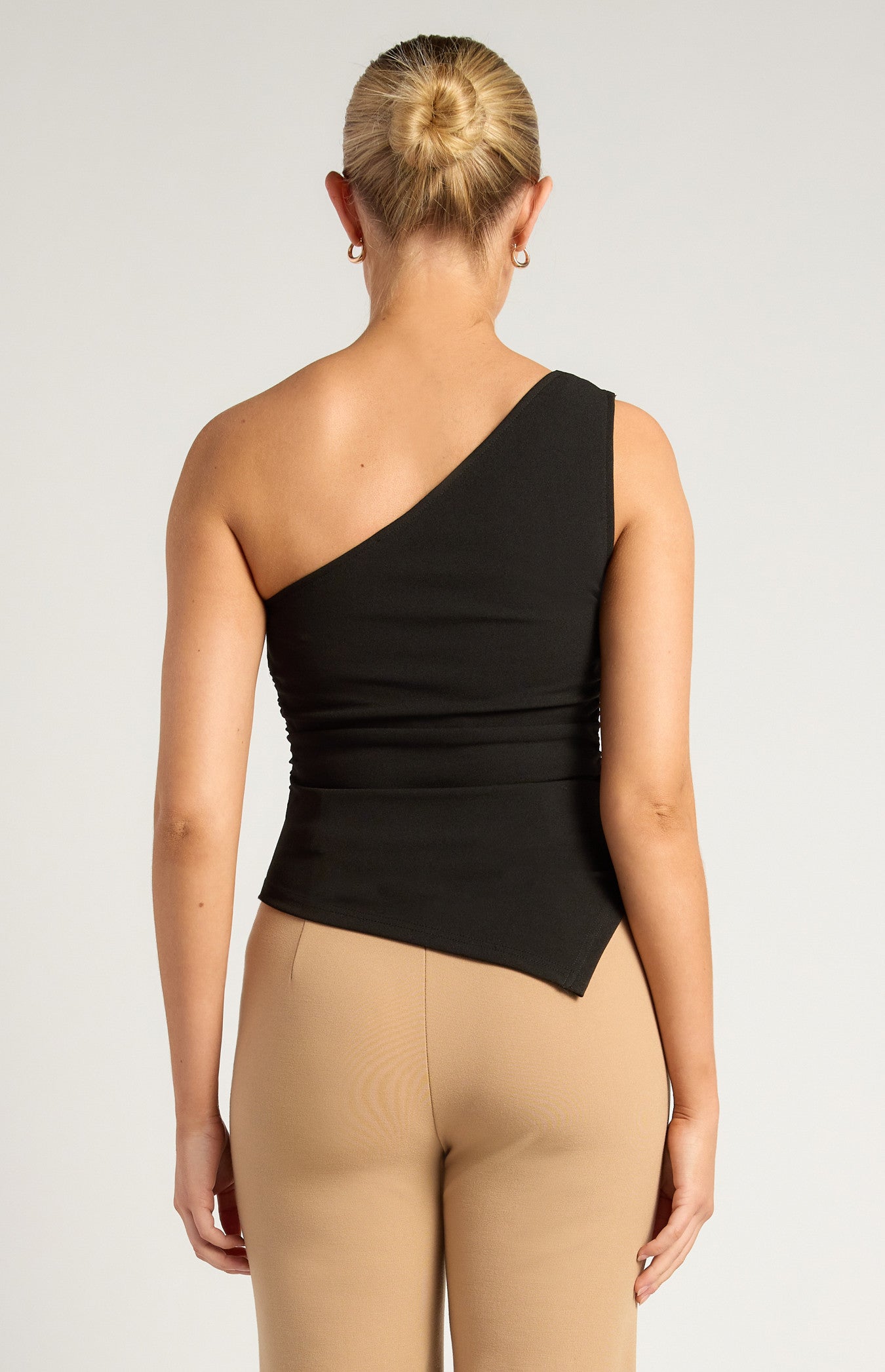 JAYLANI ASYM TOP - Black