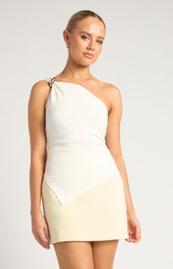 JAYLANI ASYM TOP - White
