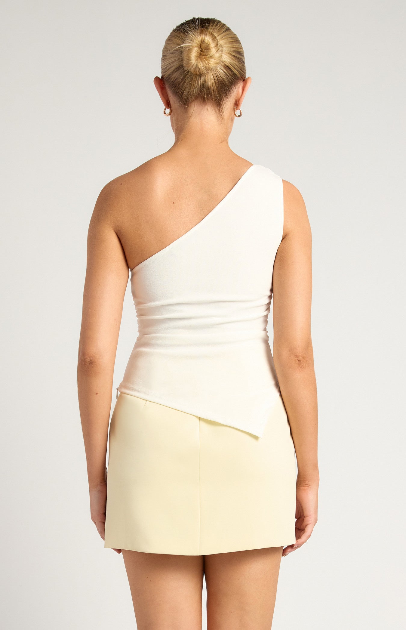 JAYLANI ASYM TOP - White