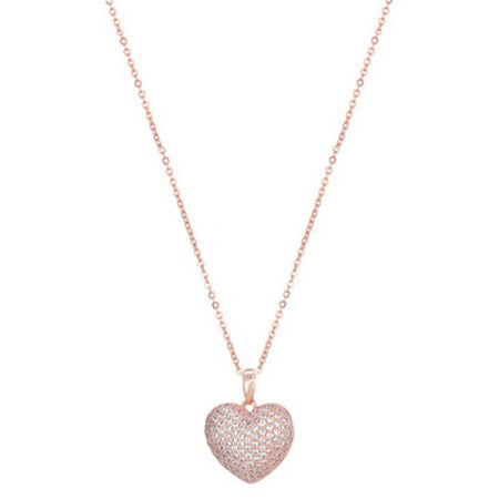 HEART NECKLACE - Rose Gold