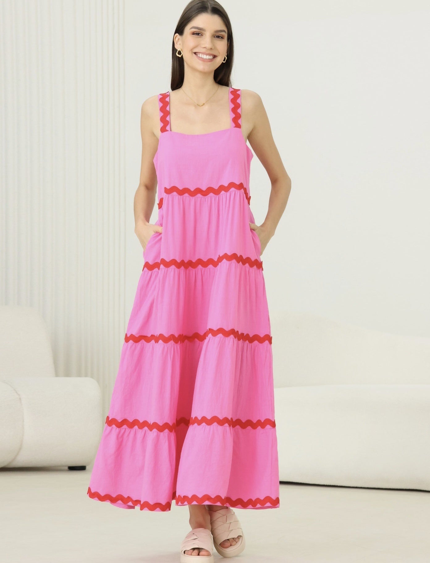 COSI MAXI DRESS - Pink